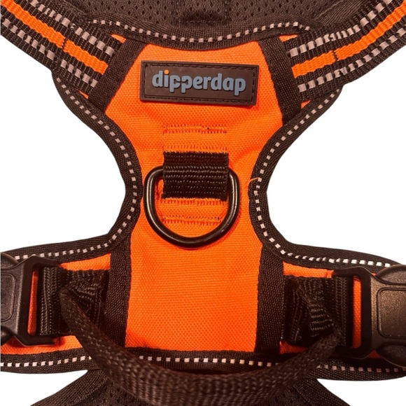 Other - Dipperdap Orange and Black Dog Harness